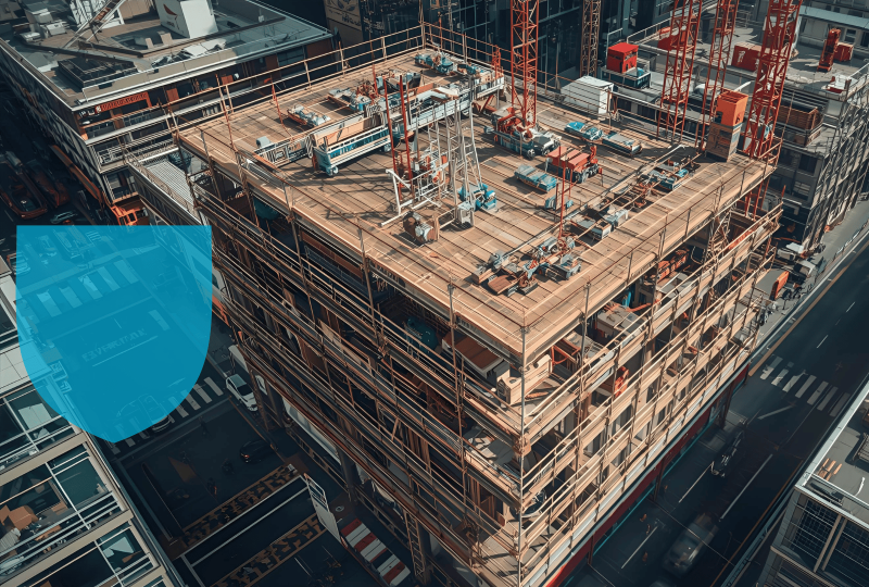 Batiment en rénovation avec une assurance décennale