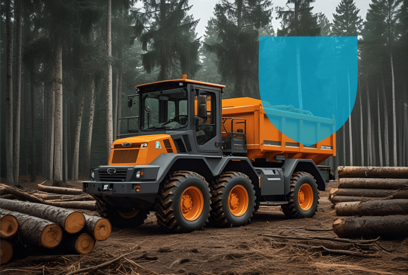 Véhicule forestier