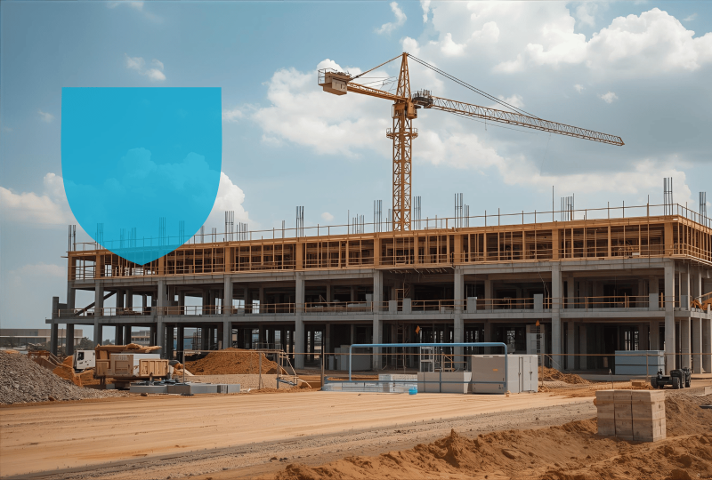 Chantier à Gruson près de Lille