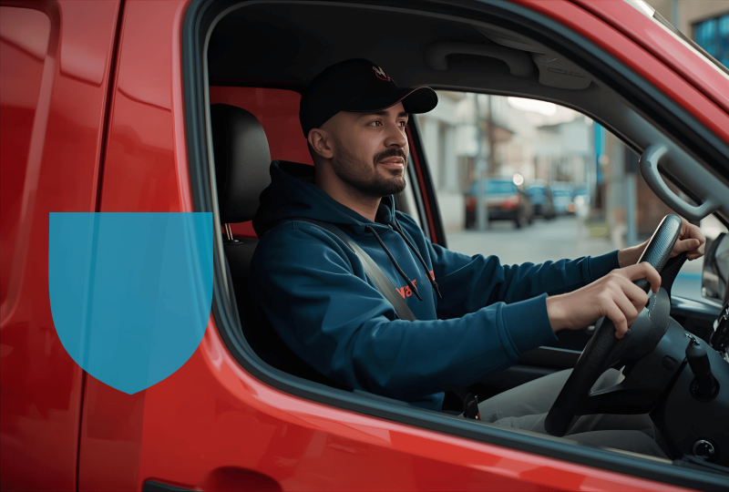 Livreur en activité protégé par une RC pro circulation 