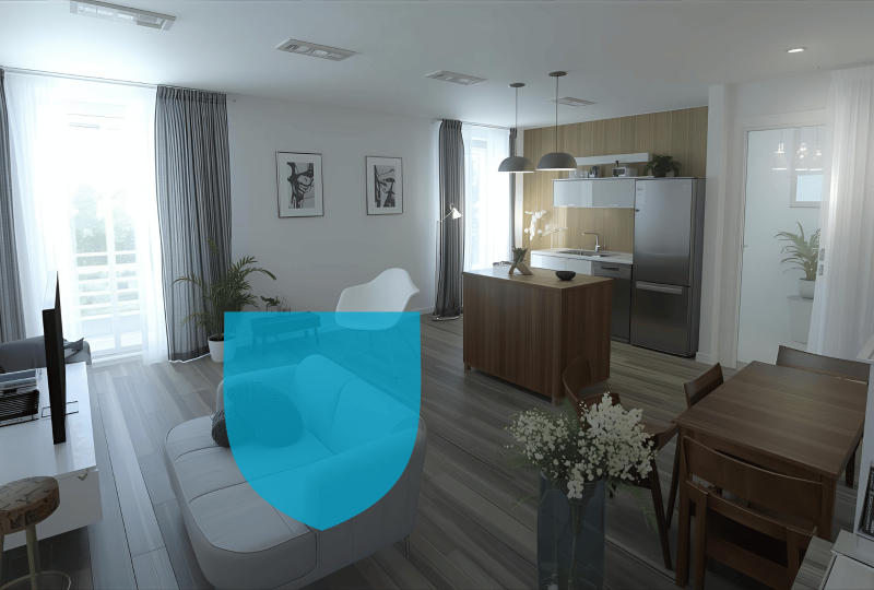 Appartement meublé sous GLI