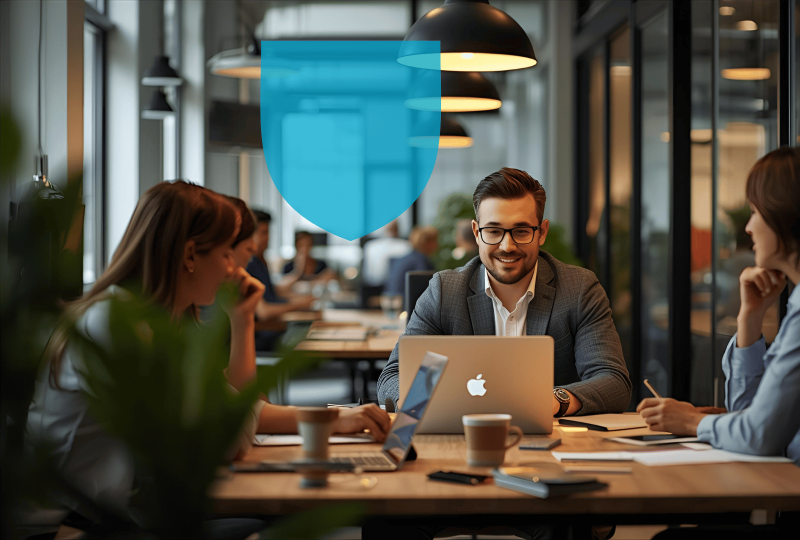 Bureau serein bénéficiant d'une RC pro