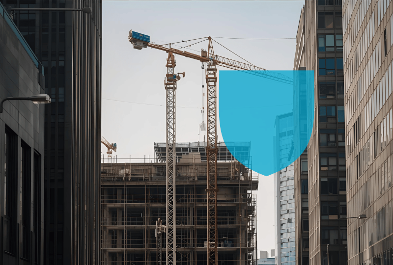 grue sur un chantier