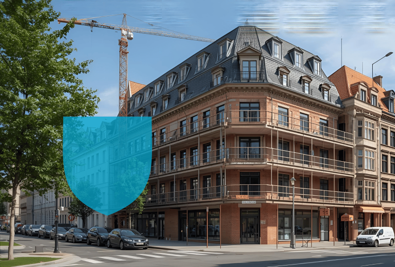 Rénovation d'un batiment à Strasbourg