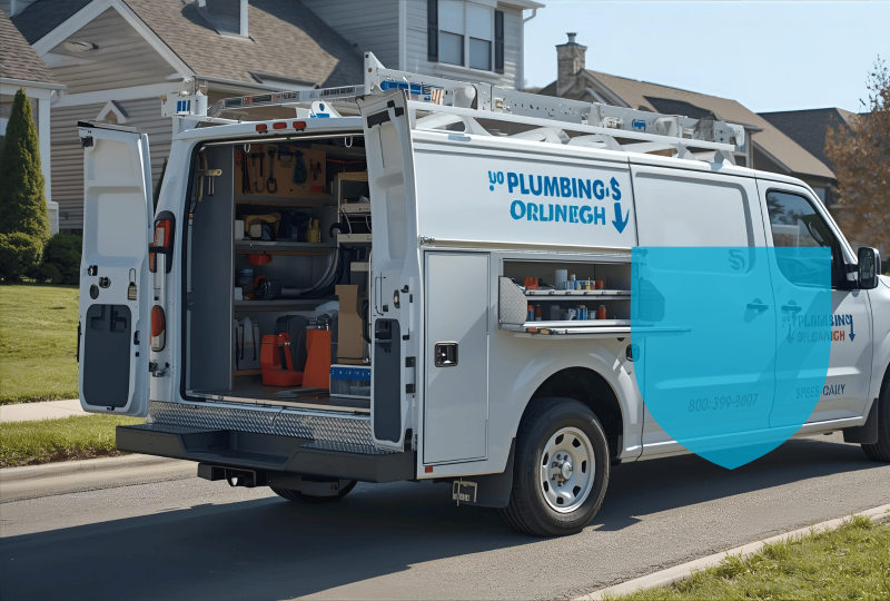 Véhicule utilitaire pour plombier