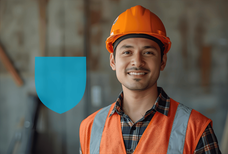 Auto entrepreneur sur un chantier avec une décennale