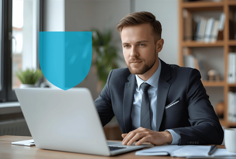 Multirisque pro comptable au travail